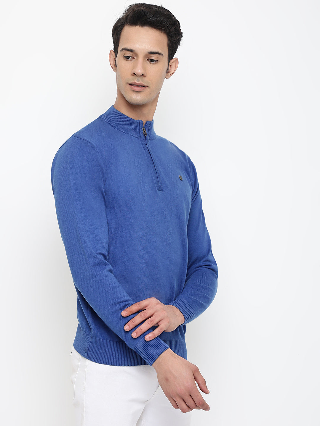 Cantabil Men Blue Sweater (7047451050123)