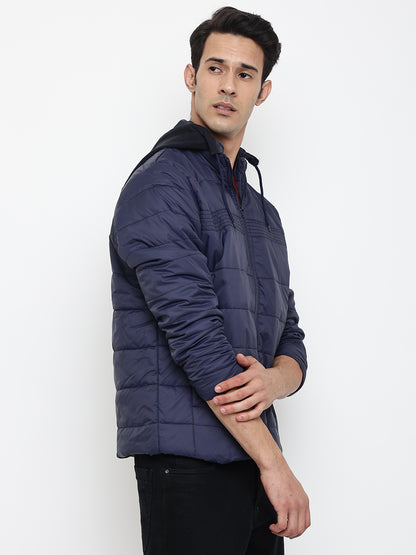 Cantabil Men Navy Blue Jacket (7047809204363)