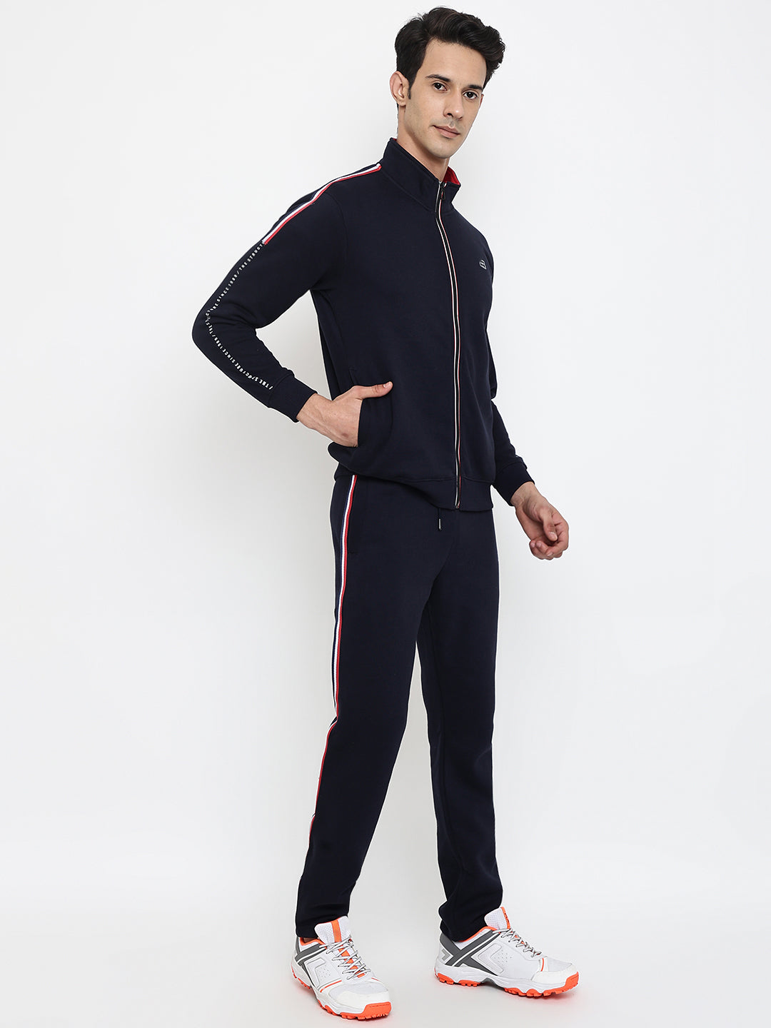 Cantabil Men Navy Blue Tracksuit (7047865139339)