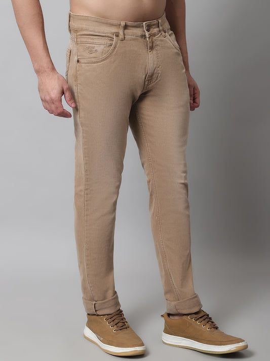 Cantabil Men's Khaki Denim (7070258921611)