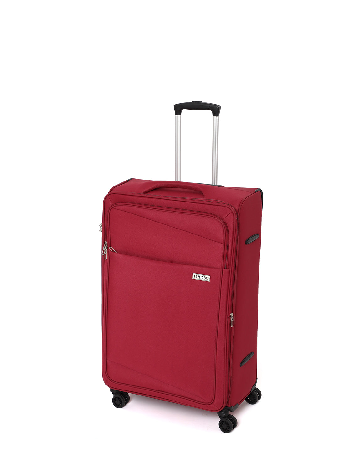 Cantabil Red Soft 20 Inch Trolly Bag (7067925479563)