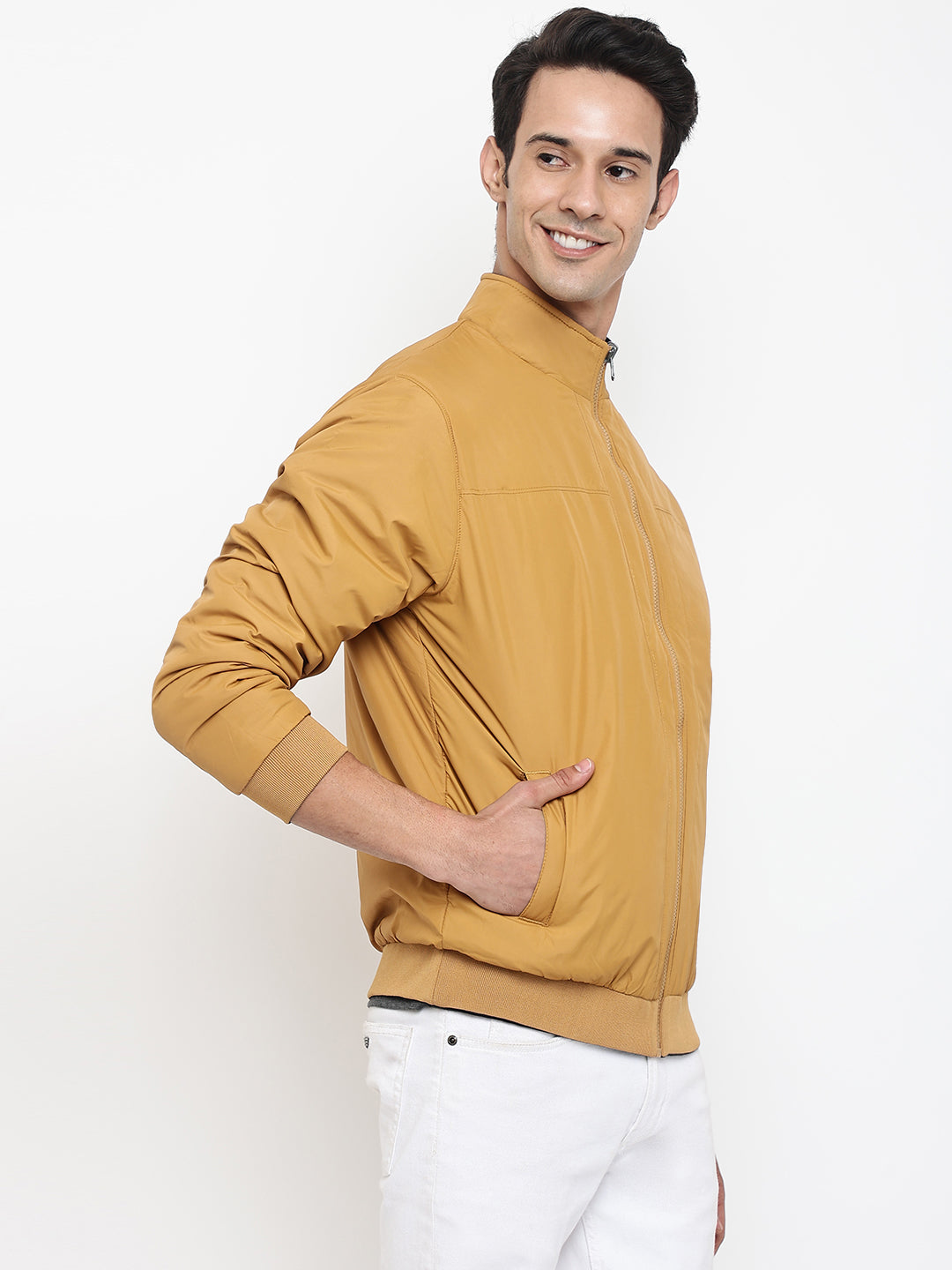 Cantabil Men Mustard Jacket (7047452328075)