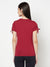 Cantabil Women's Maroon T-Shirts (6822467797131)