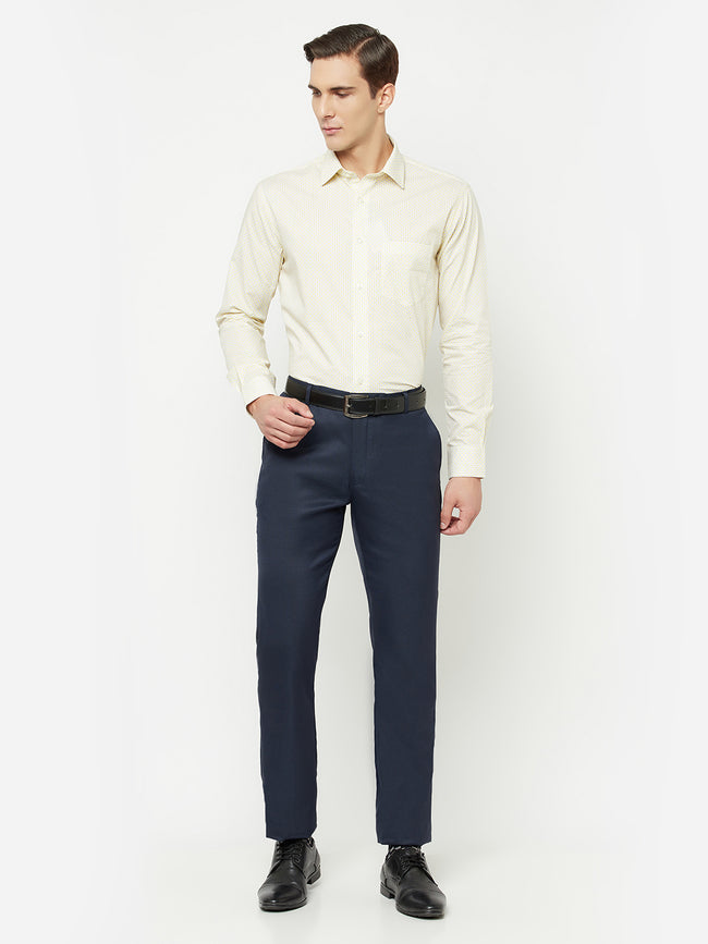 Formal Trouser Buy Men Blue Cotton Rayon Formal Trouser Online  Hapukacom