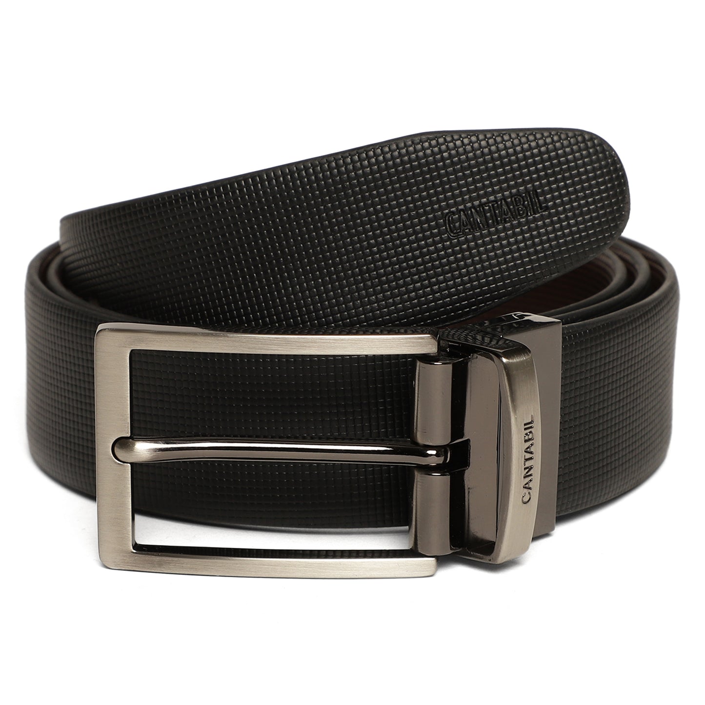 Cantabil Men Black Brown Belt (6805092368523)