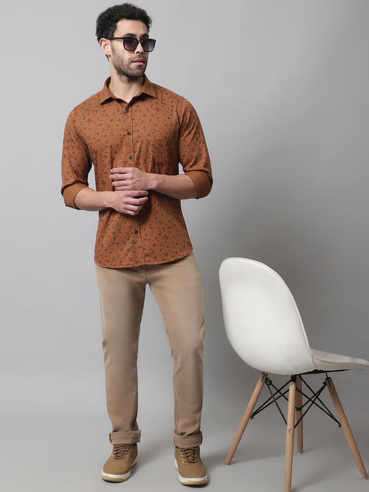 Cantabil Men's Khaki Denim (7070258921611)