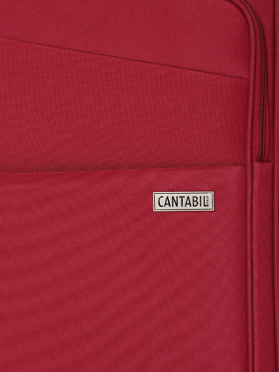 Cantabil Red Soft 20 Inch Trolly Bag (7067925479563)