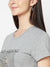 Cantabil Women's Grey Melange T-Shirts (6822453510283)