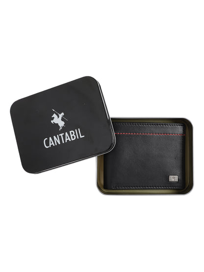 Cantabil Men Black Wallet (7067456831627)