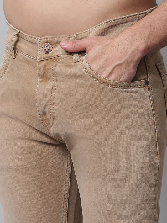 Cantabil Men's Khaki Denim (7070258921611)