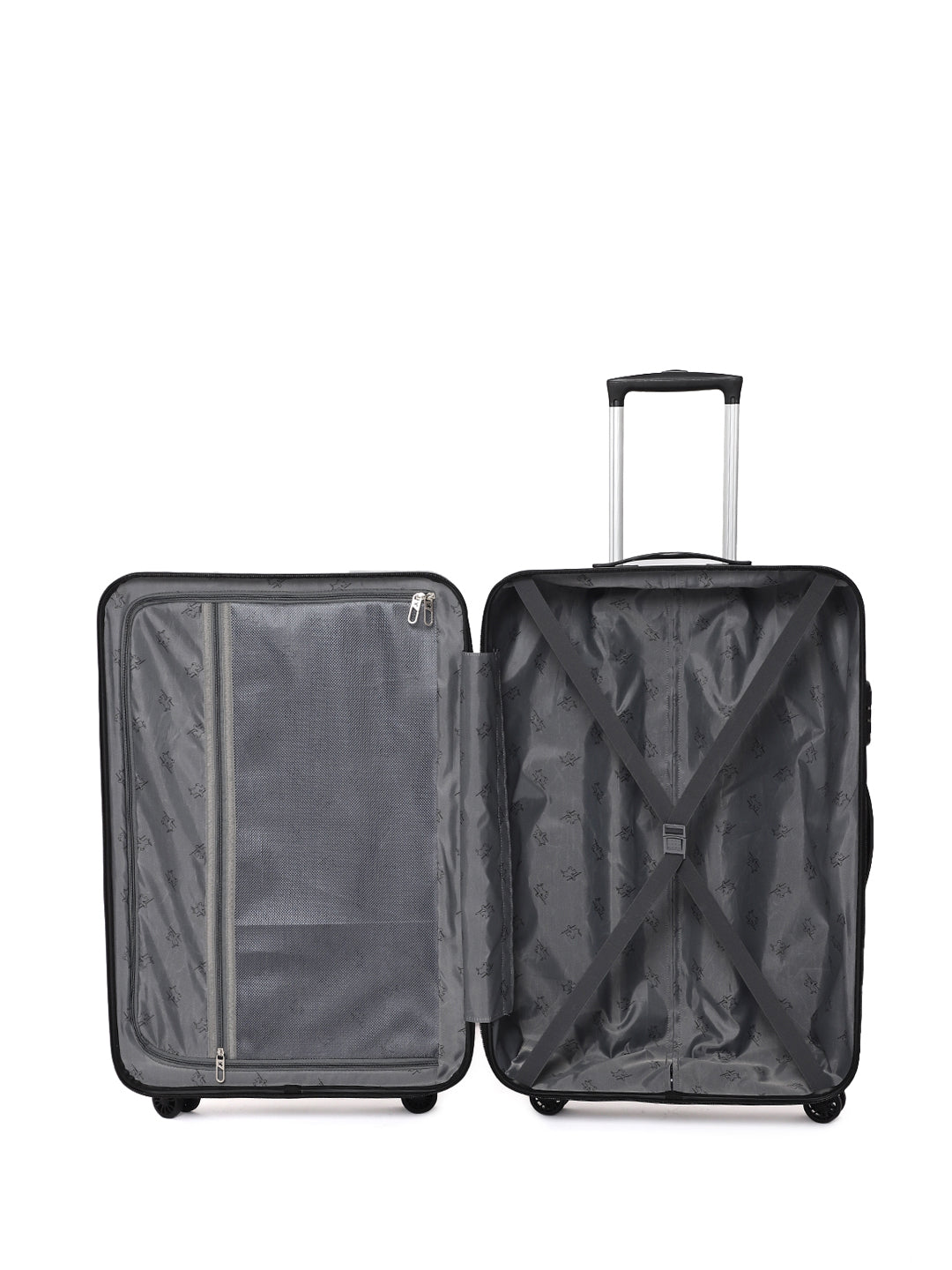 Cantabil Grey Hard 24 Inch Trolly Bag (7067904868491)