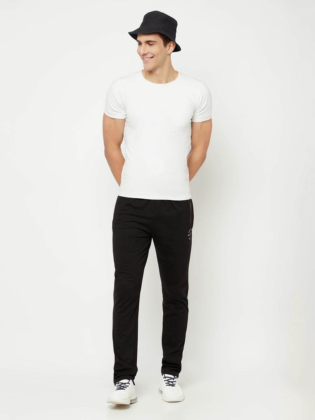 Cantabil Men's Black Track Pant (6827854135435)