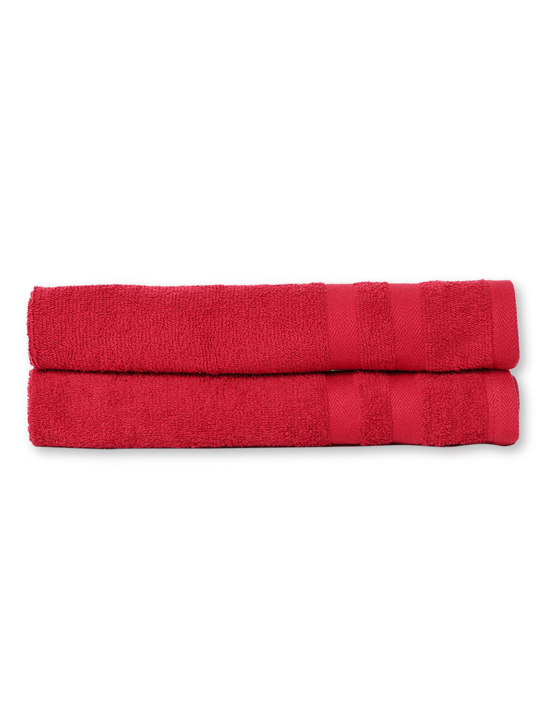 Cantabil Unisex Red Hand Towel (7042206171275)