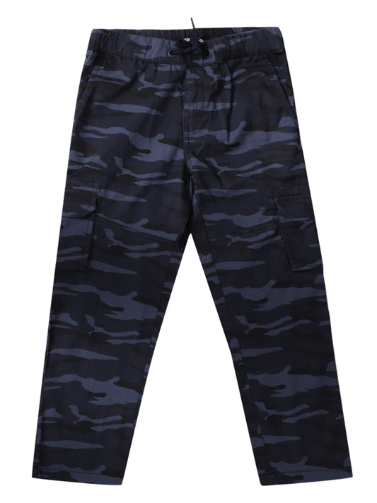 Cantabil Boy's Navy Blue Denim Jogger (6854326026379)