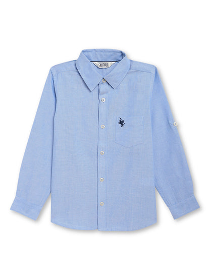 Cantabil Boys Blue Shirt (7075171926155)