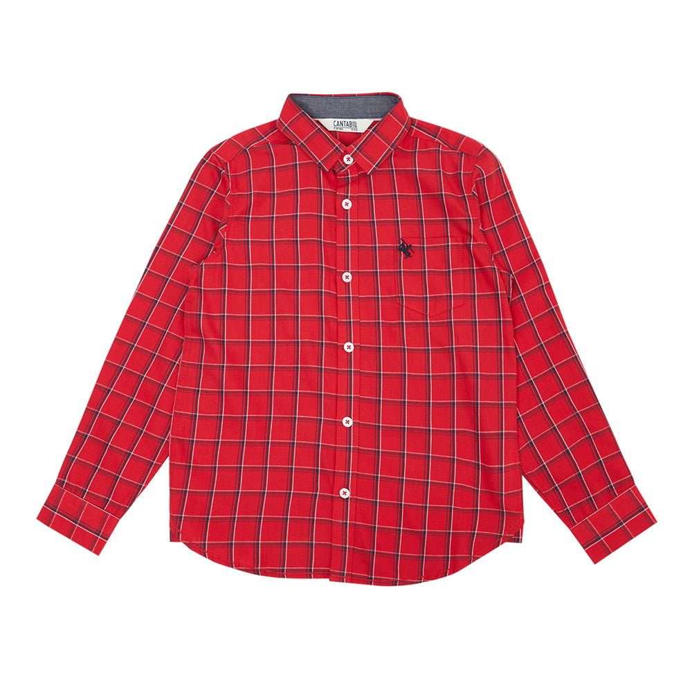 Cantabil Boys Red Shirt (6814774952075)