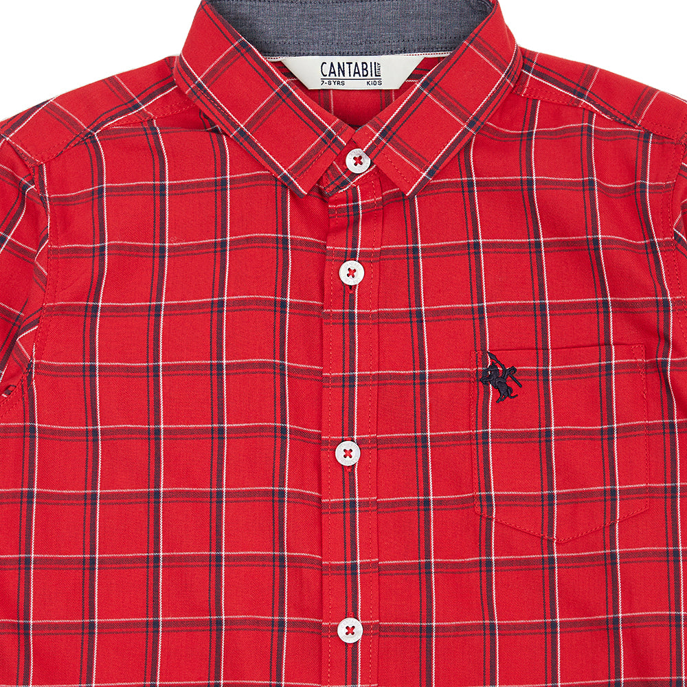 Cantabil Boys Red Shirt (6814774952075)