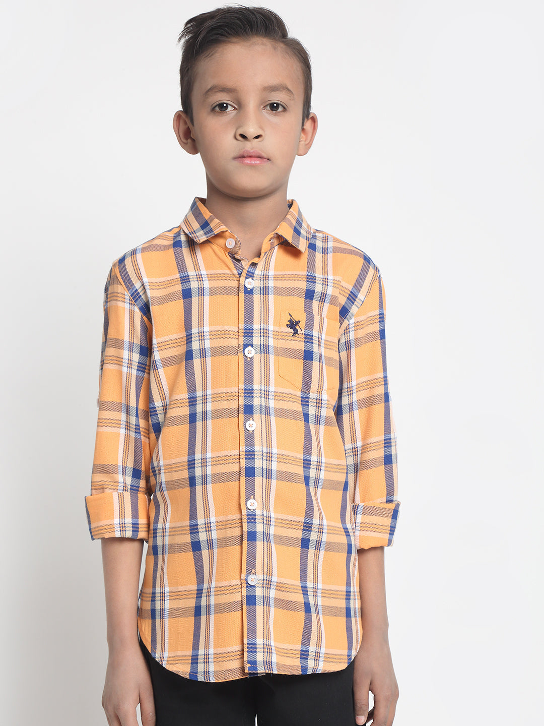 Cantabil Boys Orange Shirt (6752620216459)