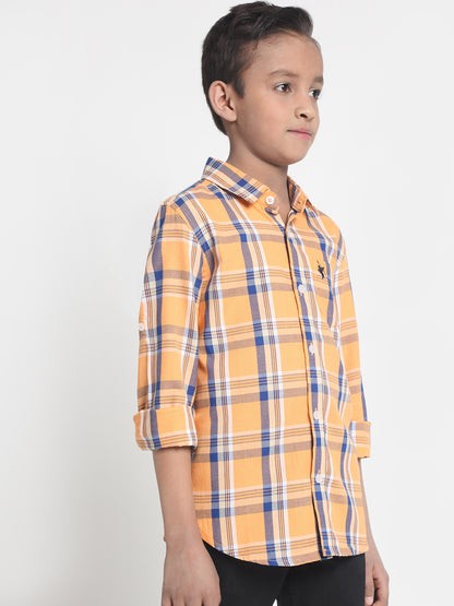 Cantabil Boys Orange Shirt (6752620216459)