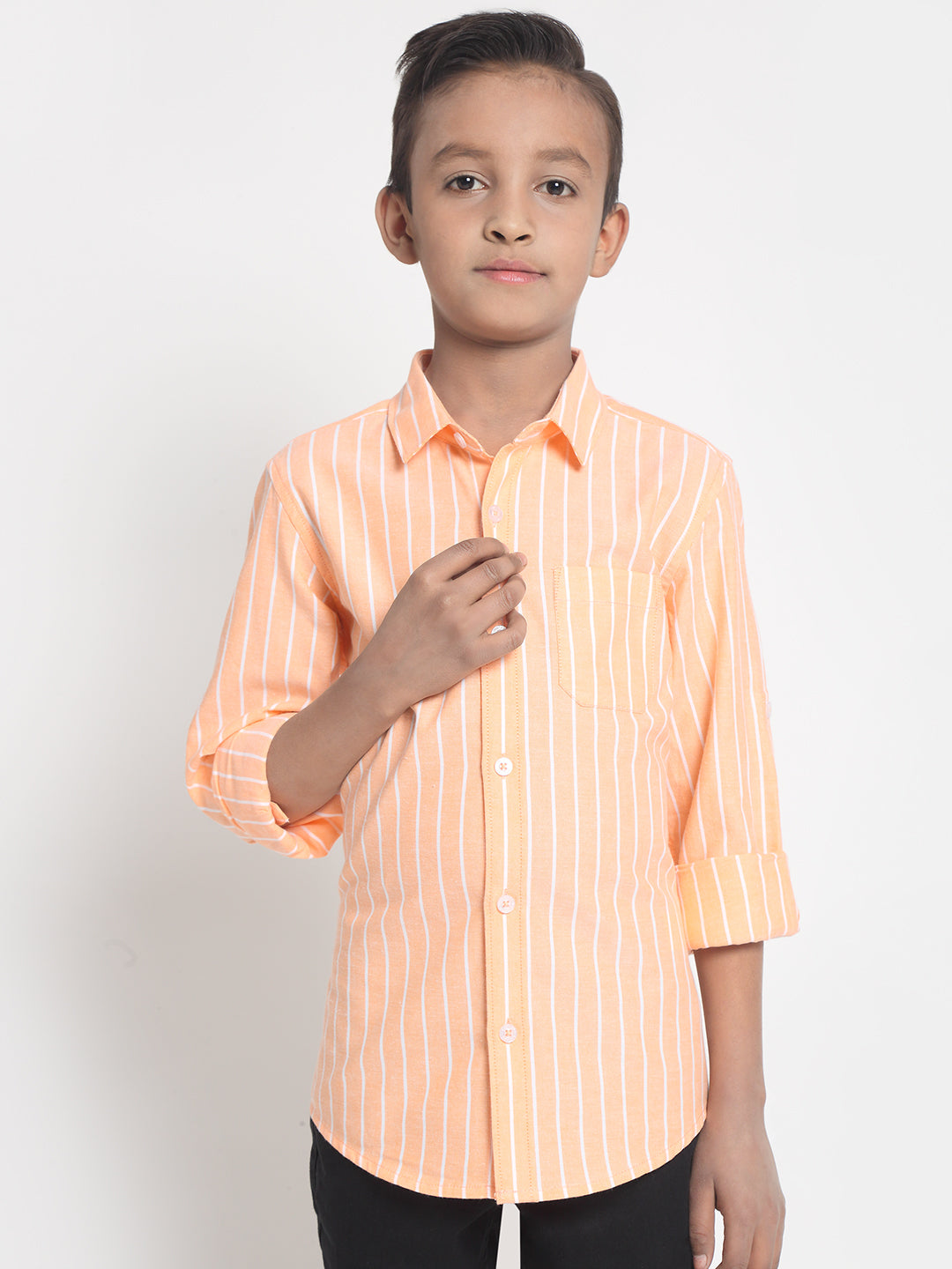 Cantabil Boys Orange Shirt (6752623919243)