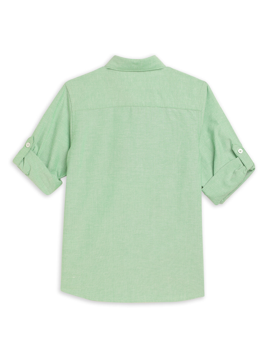 Cantabil Boy's Green Full Sleeves Shirts (6771406143627)