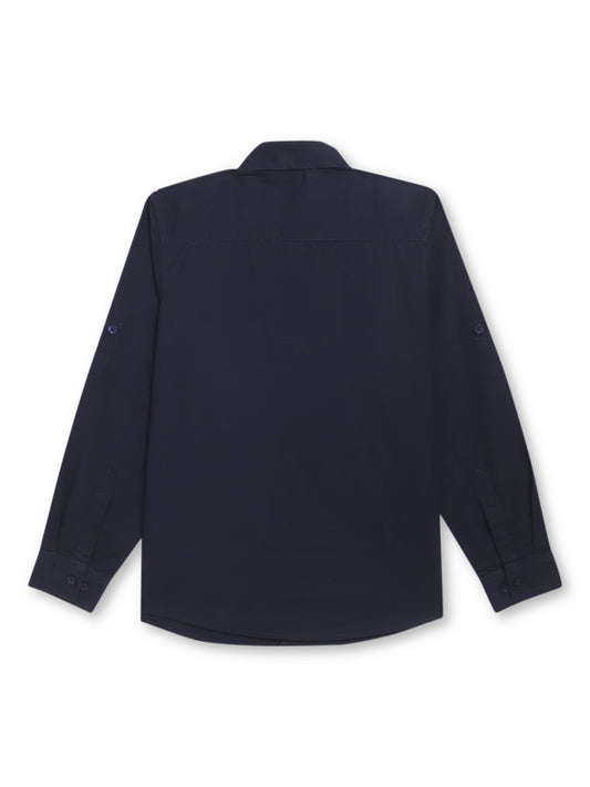 Cantabil Boys Navy Blue Shirt (7075410313355)