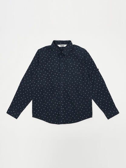 Cantabil Boys Navy Blue Shirt (6814783504523)