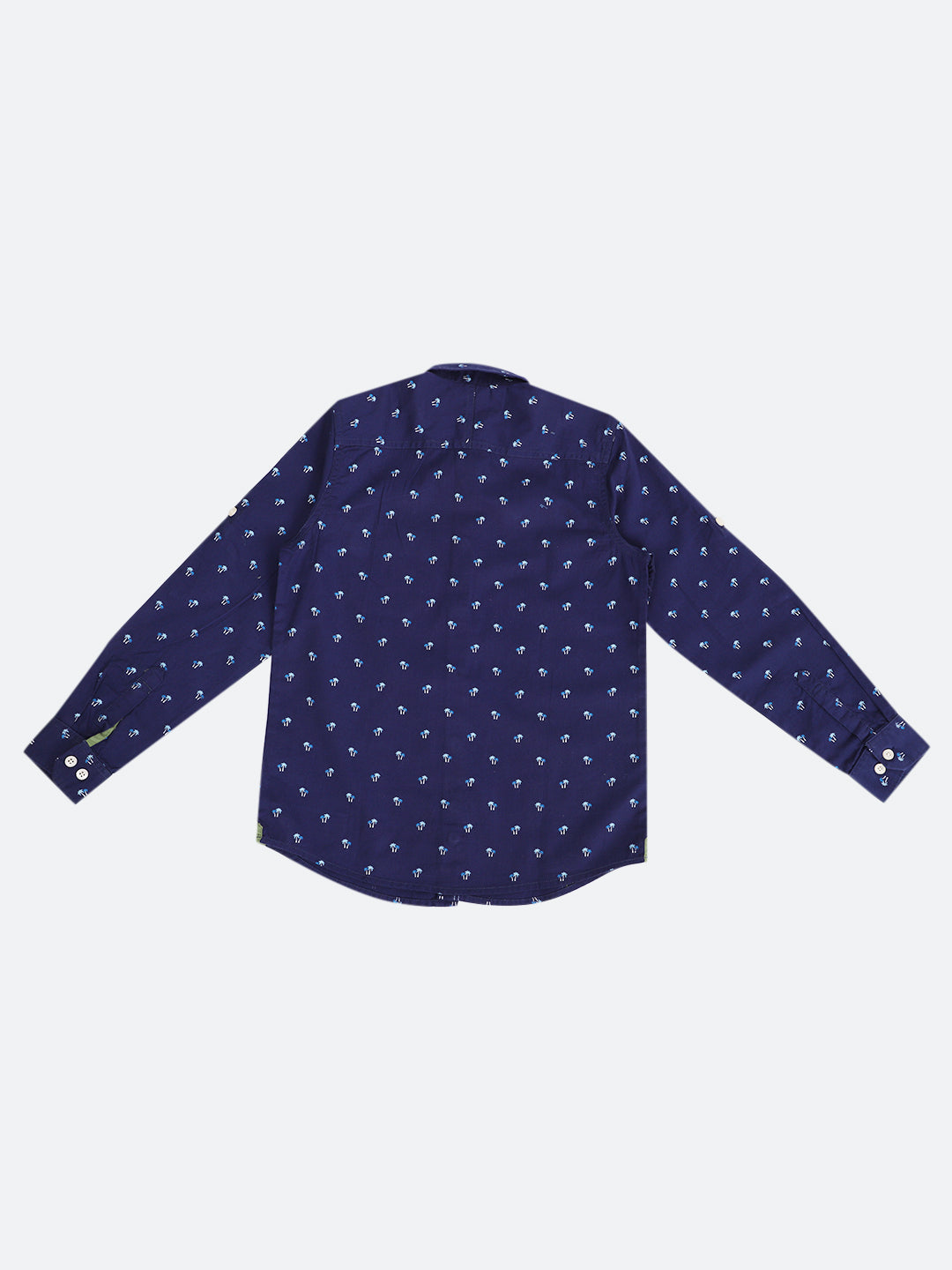 Cantabil Boy's Navy Full Sleeves Shirt (6934458433675)