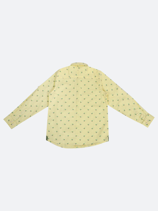 Cantabil Boy's Yellow Full Sleeves Shirt (6934447030411)