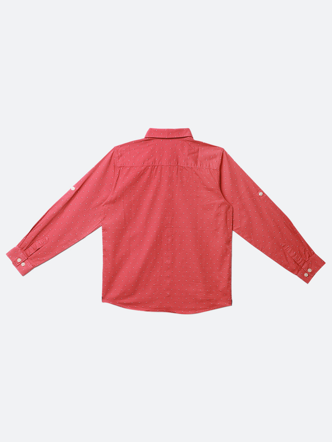 Cantabil Boy's Dark Peach Full Sleeves Shirt (6934478880907)