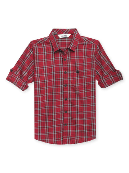 Cantabil Boys Red Shirt (7114282598539)