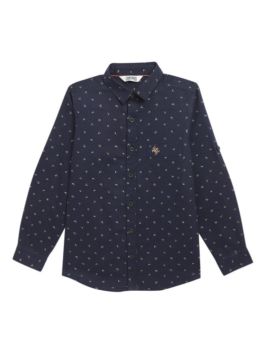 Cantabil Boys Navy Shirt (7071903088779)