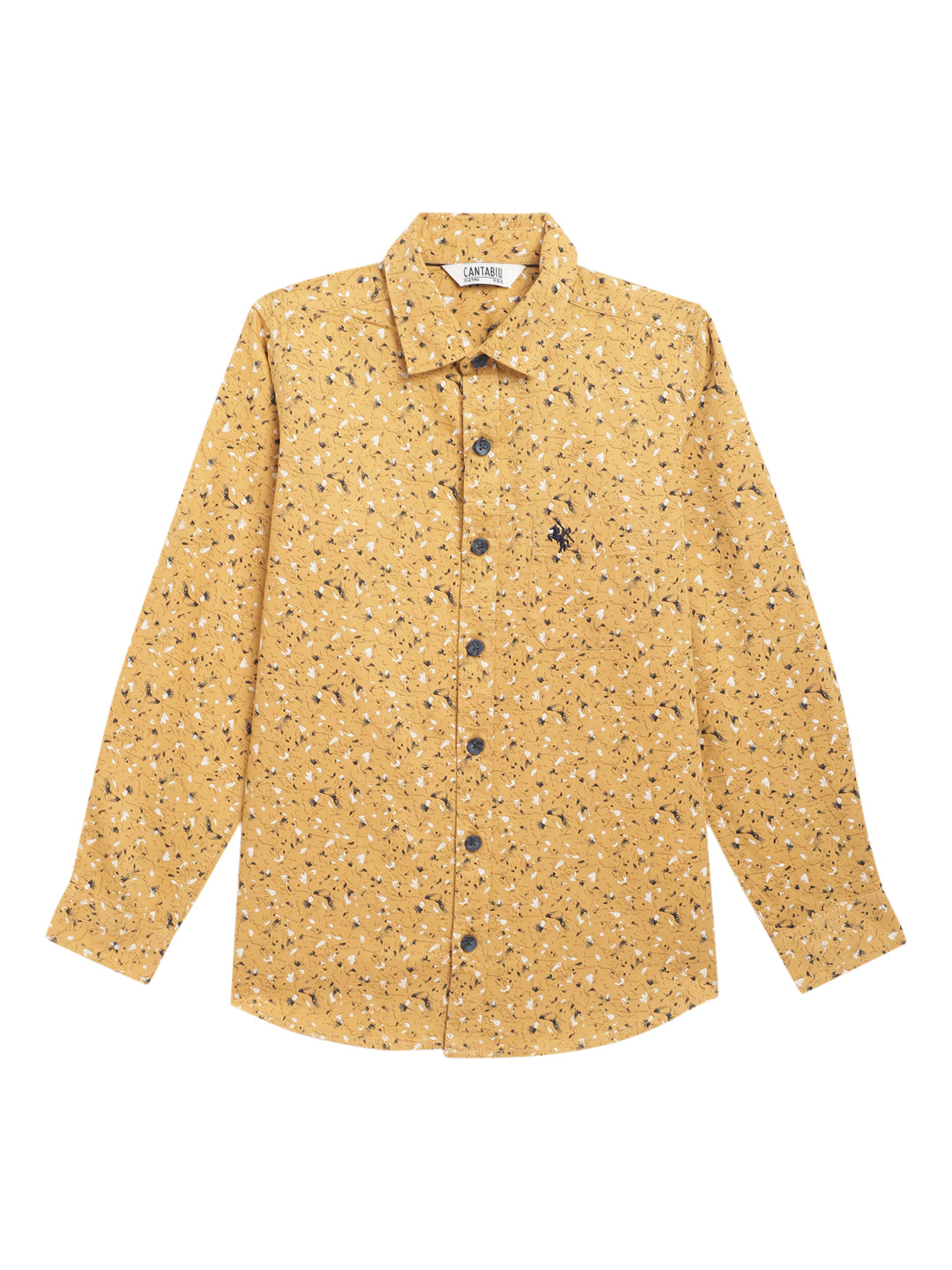 Cantabil Boys Mustard Shirt (7071902138507)