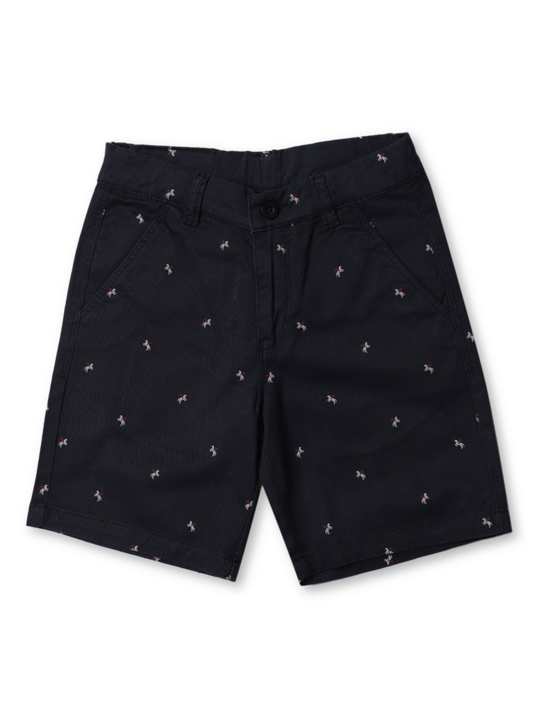 Cantabil Boy's Cotton Navy Blue Shorts (6996041269387)