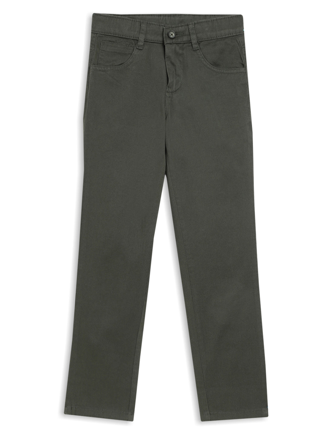 Cantabil Boy's Olive Casual Trousers (6833230610571)