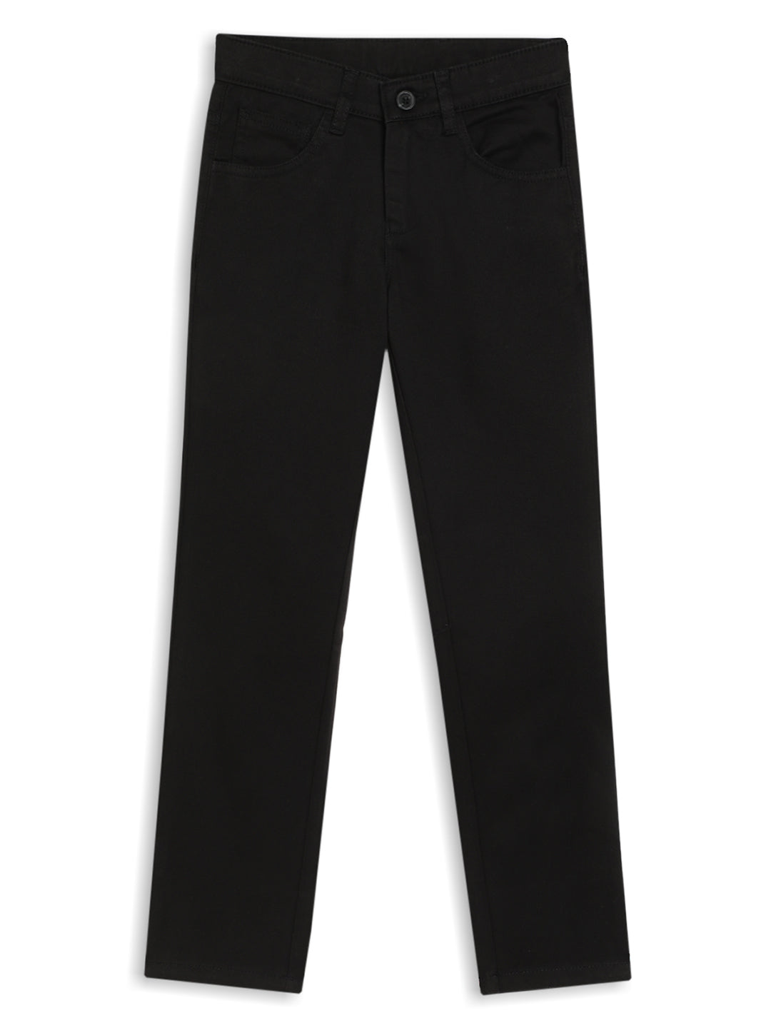 Cantabil Boy's Black Casual Trousers (6829078446219)