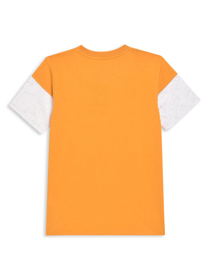 Cantabil Mustard Boy's T-Shirt (6800890101899)