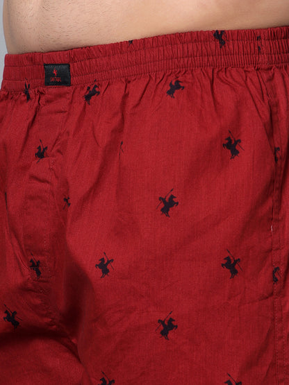 Cantabil Men Maroon Boxer (7121564893323)