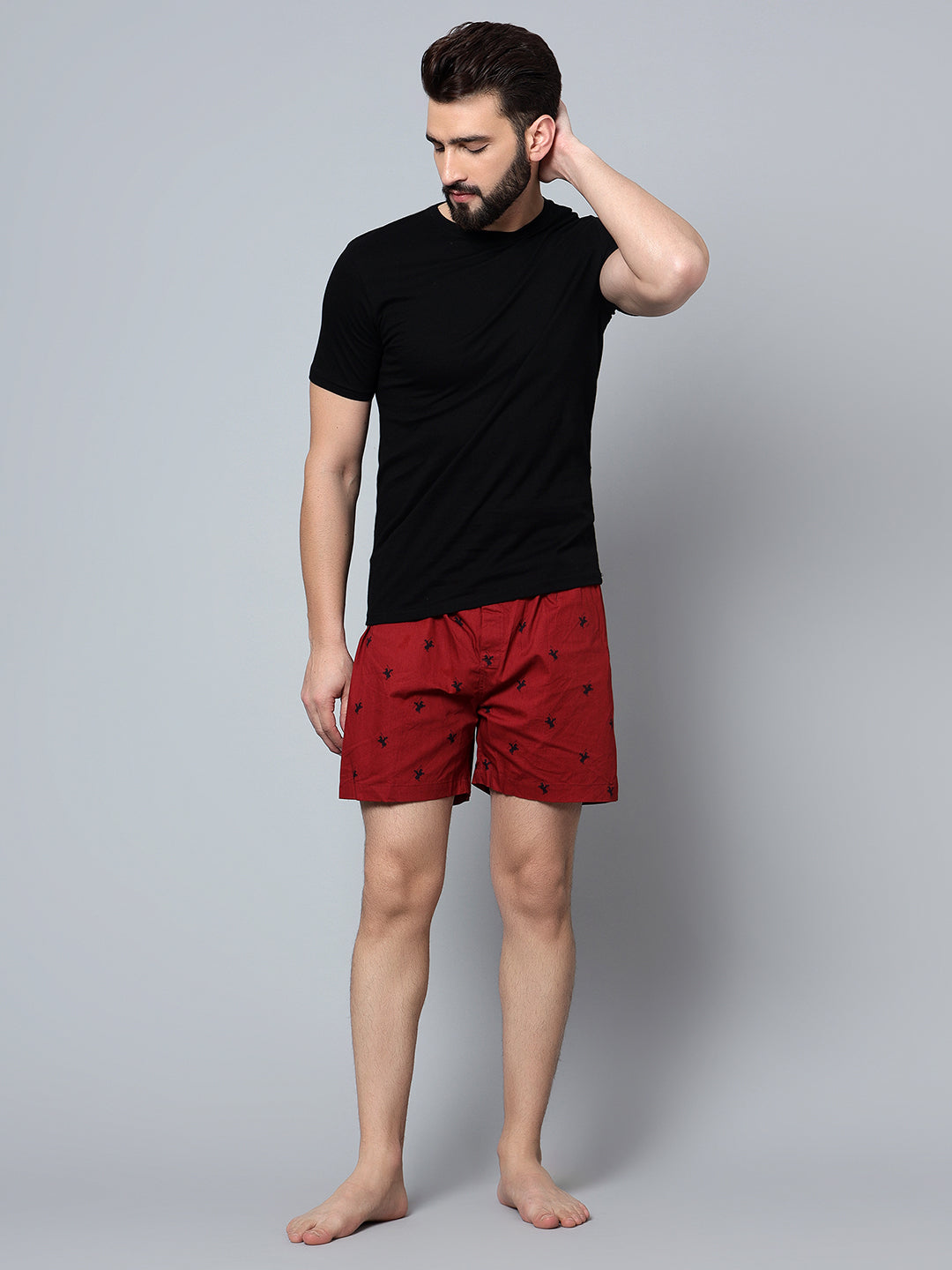 Cantabil Men Maroon Boxer (7121564893323)