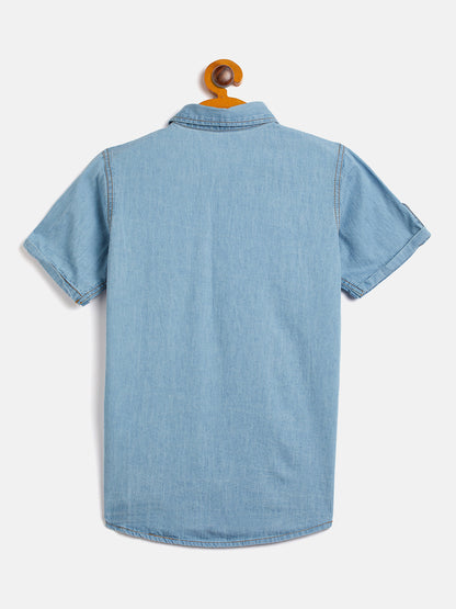 Cantabil Boys Light Blue Shirt (7092918288523)