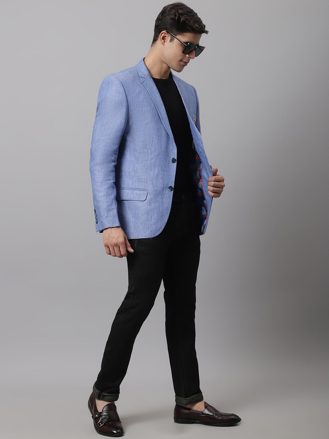 Cantabil Men Blue Casual Blazer (7043277717643)