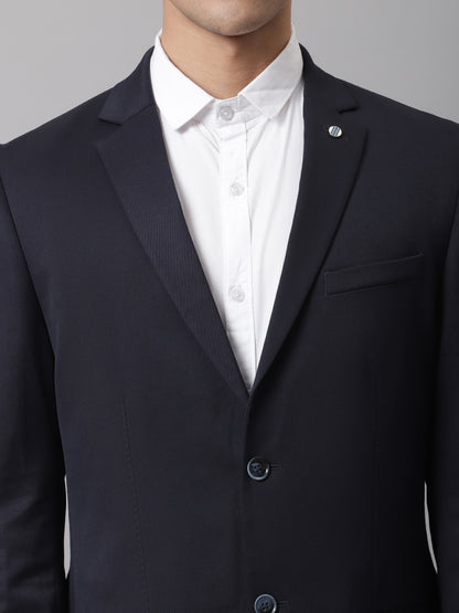 Cantabil Men Navy Formal Blazer (7043319365771)