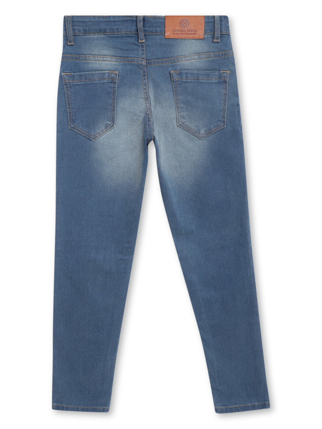 Cantabil Girls Medium Blue Denim (7074753511563)