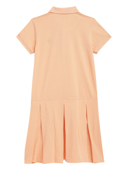 Cantabil Girls Orange Dress (7071698583691)