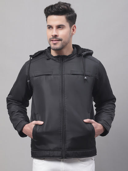 Cantabil Men Black Jacket (7091520077963)