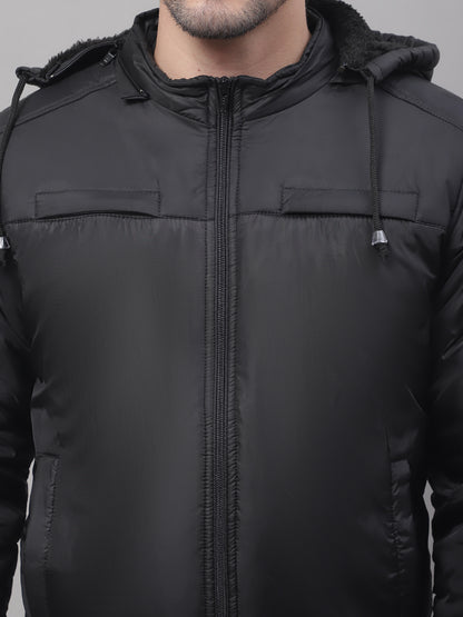 Cantabil Men Black Jacket (7091520077963)