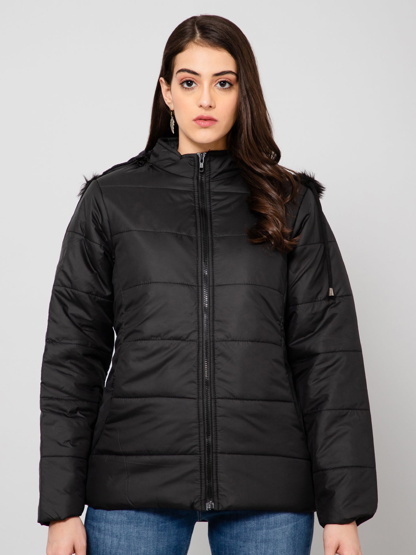 Cantabil Women Black Jackets (7055711109259)