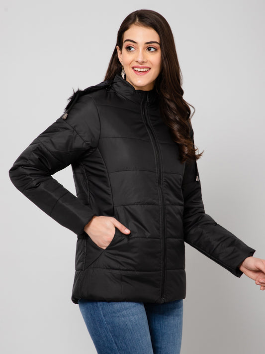 Cantabil Women Black Jackets (7055711109259)