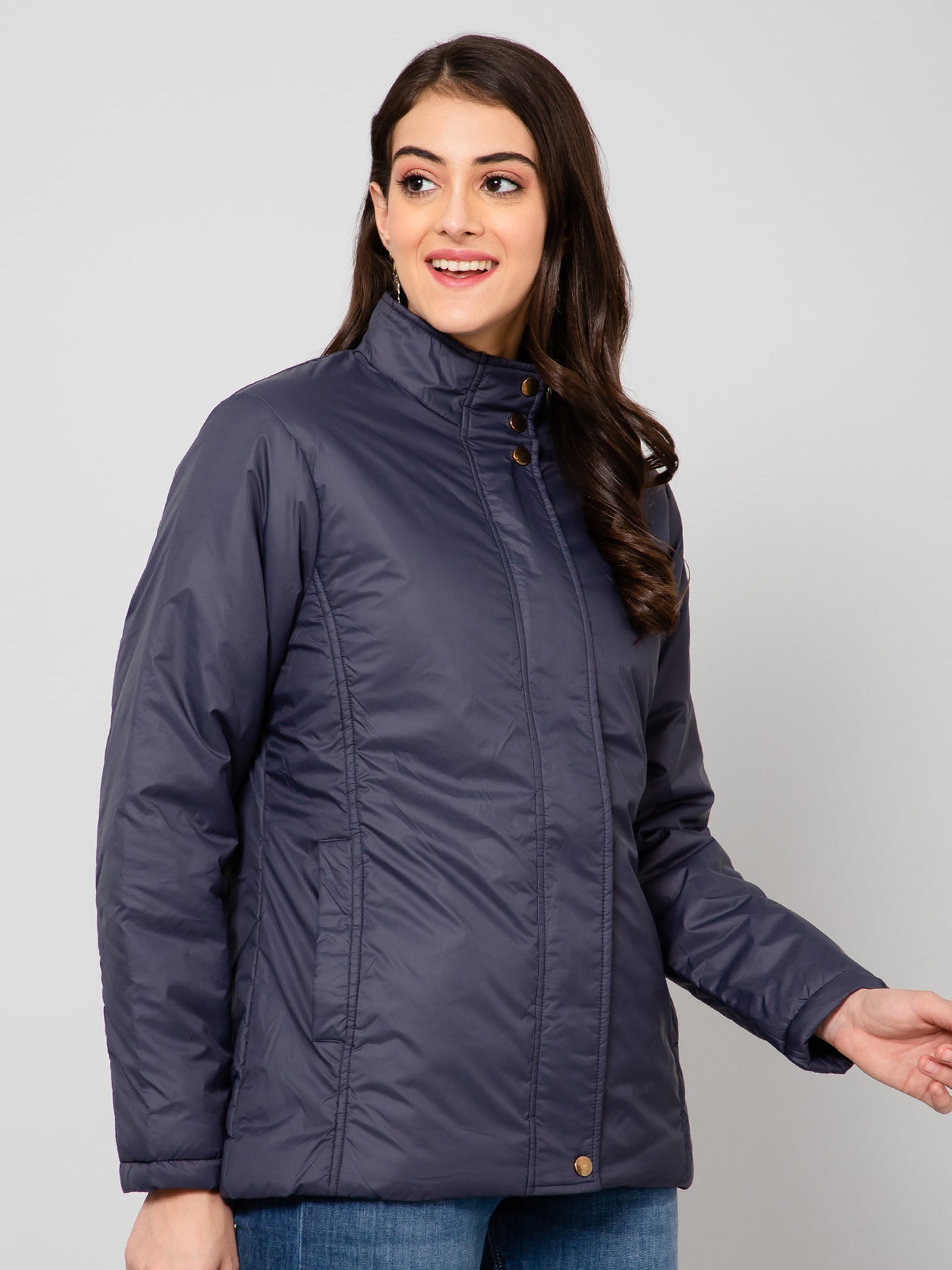 Cantabil Women Navy Jackets (7055720120459)