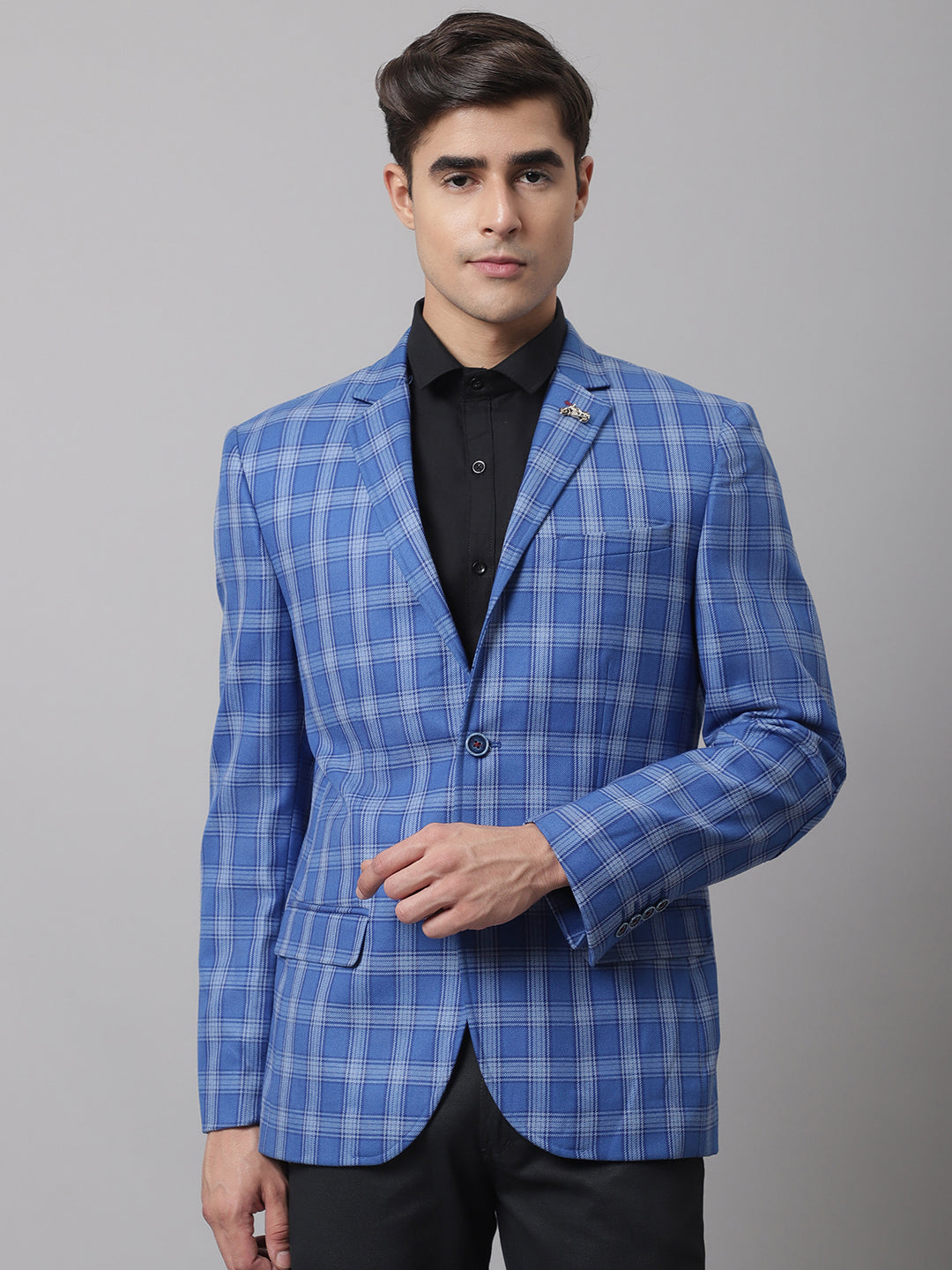 Cantabil Men Blue Formal Blazer (7043383820427)